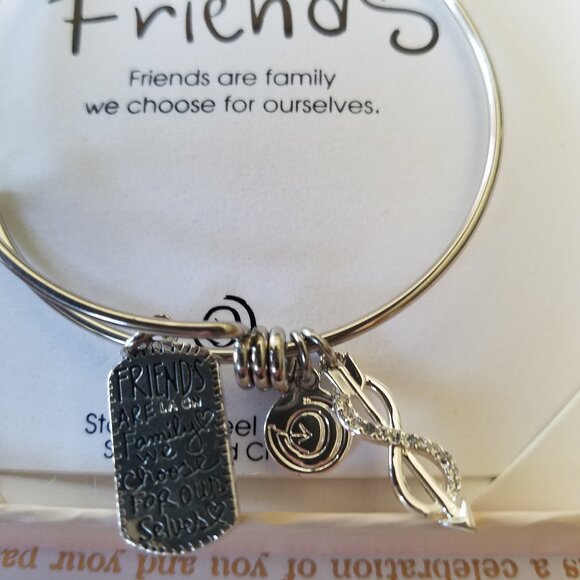 LOVE THIS LIFE FRIENDS ELEGANT CHARM BRACELET - Picture 4 of 5